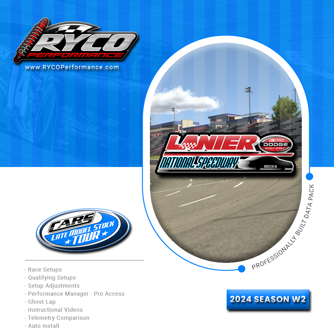 Late Model Stock Season 2 Data Packs – RYCO Performance / IRacing Setup ...