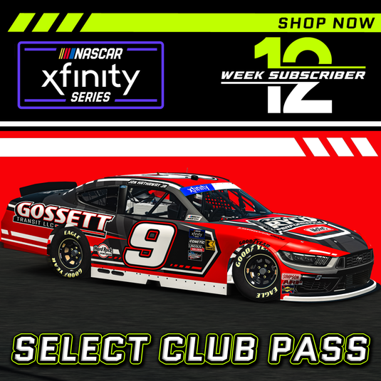 2025 RYCO Select Club Xfinity Series 12 Week Rolling Pass