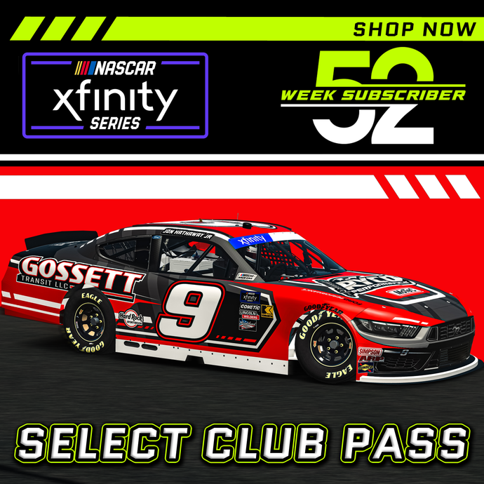 2025 RYCO Select Club Xfinity Series 52 Week Pass